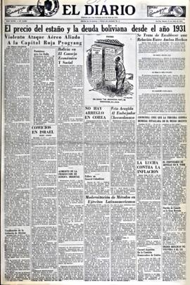 El Diario, edición del 31 de julio de 1951