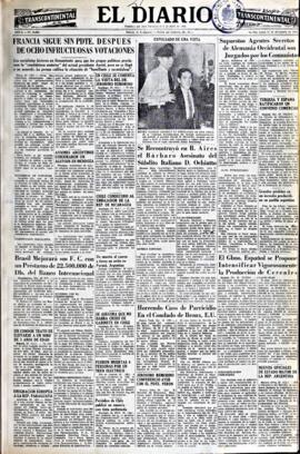 El Diario, edición del 21 de diciembre de 1953