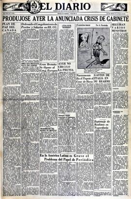 El Diario, edición del 27 de enero de 1951