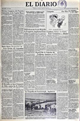 El Diario, edición del 16 de septiembre de 1952