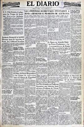 El Diario, edición del 19 de octubre de 1953