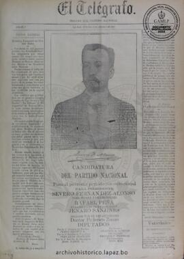 El Telegrafo, edición del 9 de enero de 1896