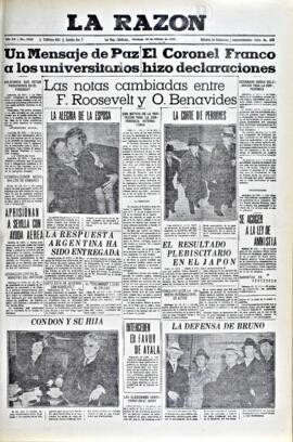 La Razón, edición del 23 de febrero de 1936