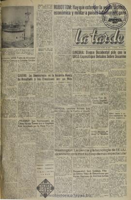 La Tarde, edición del 29 de marzo de 1960