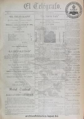 El Telegrafo, edición del 3 de marzo de 1893