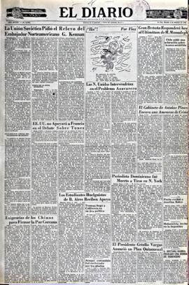 El Diario, edición del 4 de octubre de 1952