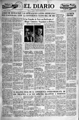 El Diario, edición del 3 de diciembre de 1954