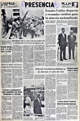Presencia, edición del 2 de junio de 1965