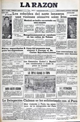 La Razón, edición del 12 de agosto de 1936