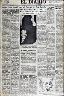 El Diario, edición del 7 de abril de 1954