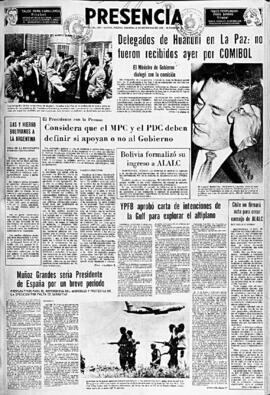 Presencia, edición del 11 de diciembre de 1966