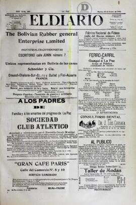 El Diario, edición del 30 de enero de  1906