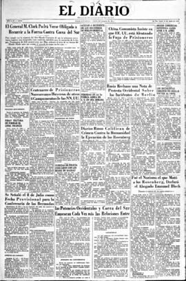 El Diario, edición del 22 de junio de 1953