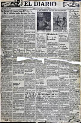 El Diario, edición del 14 de abril de 1952