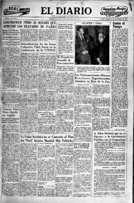 El Diario, edición del 16 de noviembre de 1954