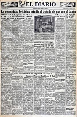 El Diario, edición del 10 de enero de 1951