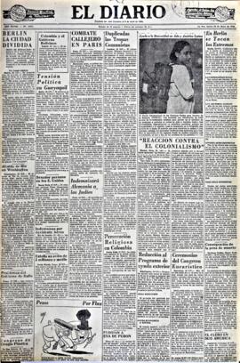 El Diario, edición del 29 de mayo de 1952