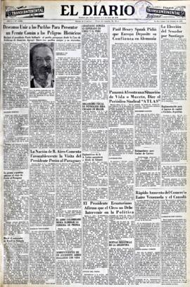 El Diario, edición del 5 de octubre de 1953