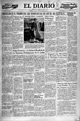 El Diario, edición del 4 de noviembre de 1954