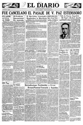 El Diario, edición del 5 de abril de 1951
