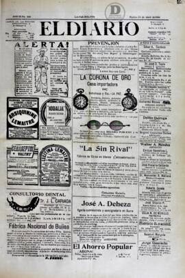 El Diario, edición del 24 de abril de 1906