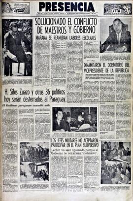 Presencia, edición del 22 de septiembre de 1964