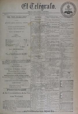 El Telegrafo, edición del 8 de julio de 1896