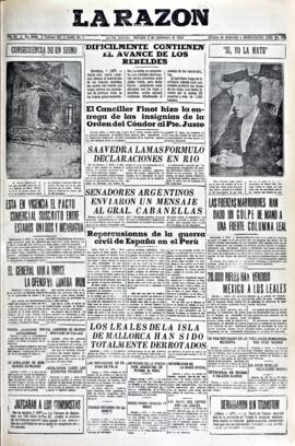 La Razón, edición del 2 de septiembre de 1936