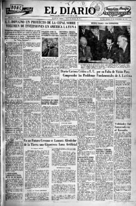 El Diario, edición del 27 de noviembre de 1954