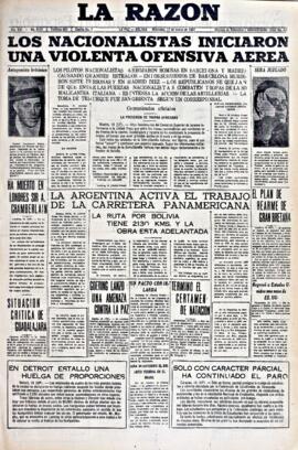 La Razón , edición del 17 de marzo de 1937