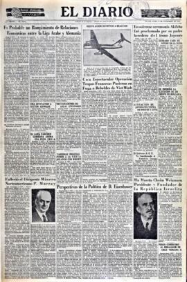 El Diario, edición del 10 de noviembre de 1952