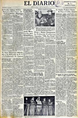 El Diario, edición del 28 de febrero de 1953