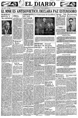 El Diario, edición del 8 de mayo de 1951