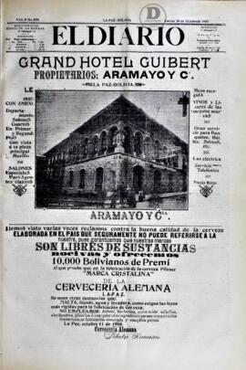 El Diario, edición del 26 de octubre de 1905
