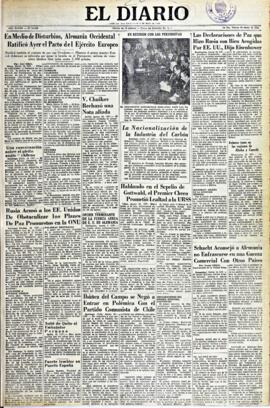 El Diario, edición del 20 de marzo de 1953