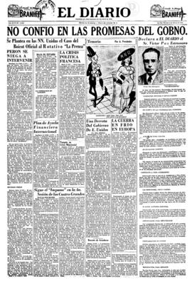 El Diario, edición del 9 de marzo de 1951
