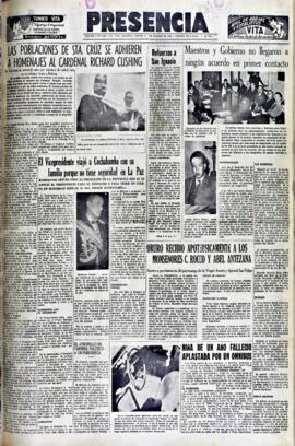 Presencia, edición del 15 de agosto de 1964