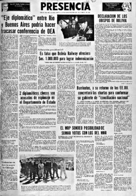 Presencia, edición del 14 de julio de 1966