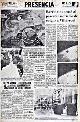 Presencia, edición del 20 de julio de 1965
