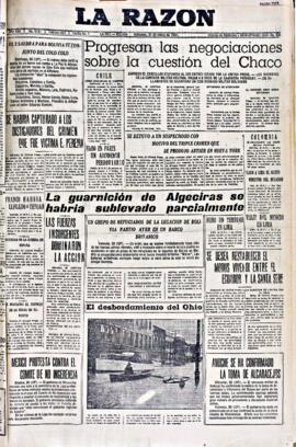 La Razón , edición del 31 de marzo de 1937