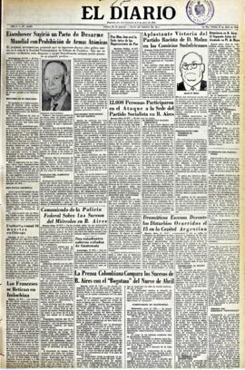 El Diario, edición del 17 de abril de 1953