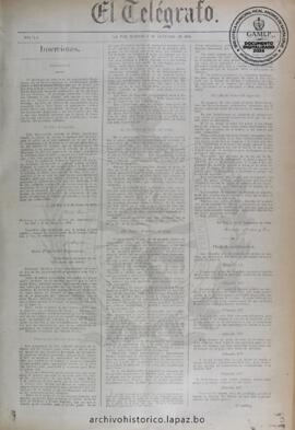 El Telegrafo, edición del 9 de octubre de 1894