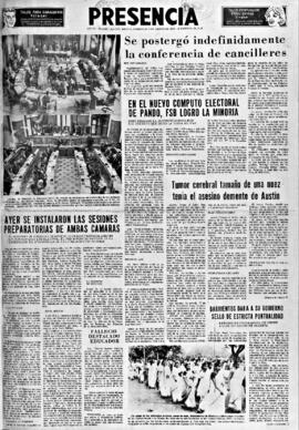 Presencia, edición del 3 de agosto de 1966