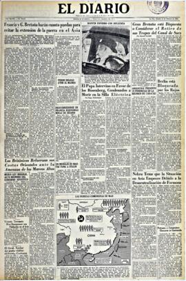 El Diario, edición del 14 de febrero de 1953