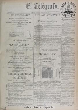El Telegrafo, edición del 5 de marzo de 1895