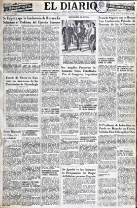 El Diario, edición del 12 de noviembre de 1953