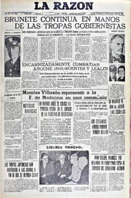 La Razón, edición del 25 de julio de 1937