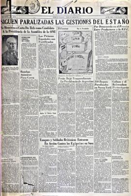 El Diario, edición del 1 de noviembre de 1951