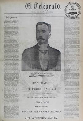 El Telegrafo, edición del 24 de abril de 1895