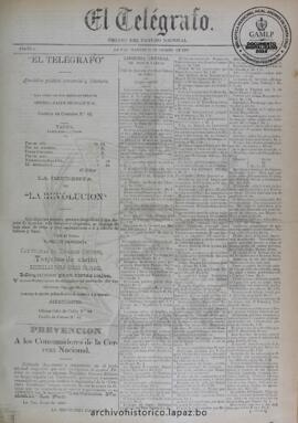 El Telegrafo, edición del 25 de agosto de 1896